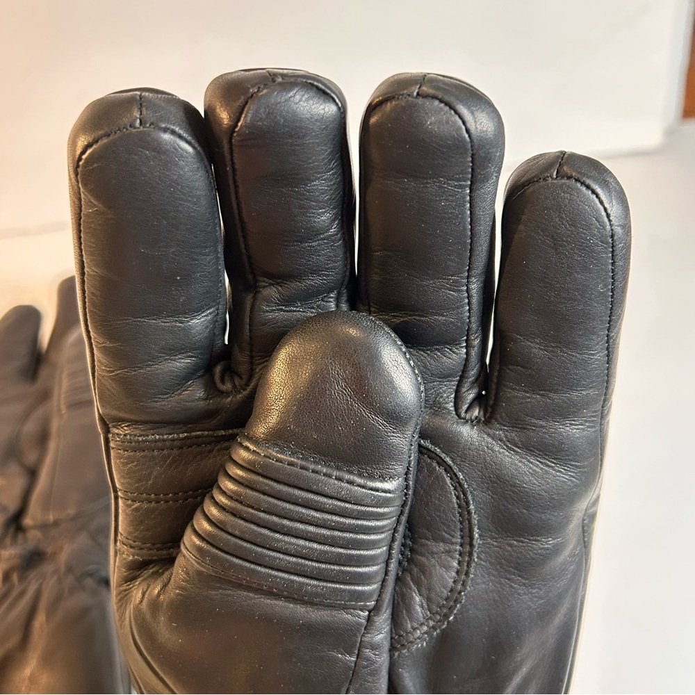 Z1R Mens Sz M leather 3M Insulate motorbike gloves Knuckle armor padded palm - Picture 5 of 7